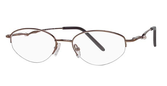 Hana Hana 622 Eyeglasses, Brown with Pearl