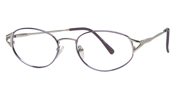 Elements EL-58 Eyeglasses, 2 Silver/Blue