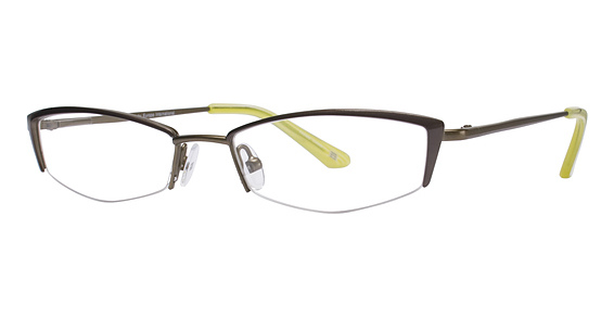 Cinzia Designs CIN-186 Eyeglasses, 1 Olive