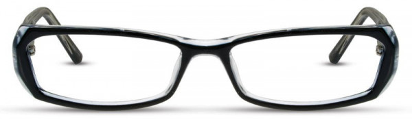 Elements EL-126 Eyeglasses, 1 - Black / Smoke