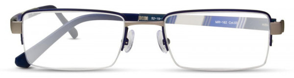 Michael Ryen MR-162 Eyeglasses, 3 - Navy / Gunmetal