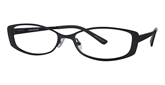 Cinzia Designs CIN-156 Eyeglasses, 3 Black