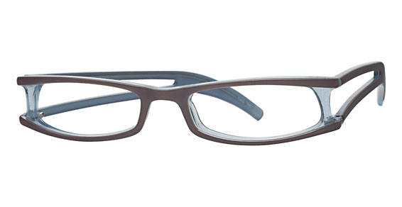 Cinzia Designs CIN-110 Eyeglasses, 1 Grey Pearl/Lt. Aqua