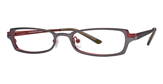 David Benjamin DB-103 Eyeglasses, 1 Gunmetal/Red