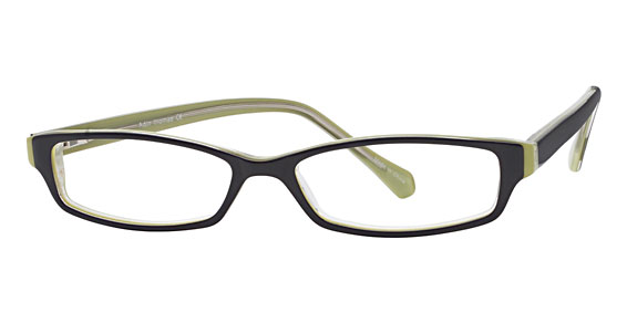Adin Thomas AT-150 Eyeglasses, 1 Black Yellow Green