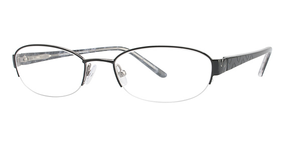 Cote D'Azur CDA 209 Eyeglasses, 1 Black w/Black