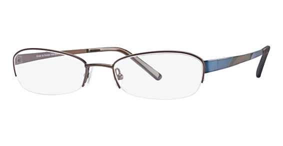 Cinzia Designs CIN-174 Eyeglasses, 1 Brown