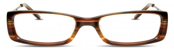 David Benjamin DB-130 Eyeglasses, 1 - Light Brown Stripe / Brown