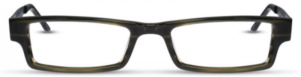David Benjamin DB-149 Eyeglasses, 3 - Olive / Stripe / Gunmetal