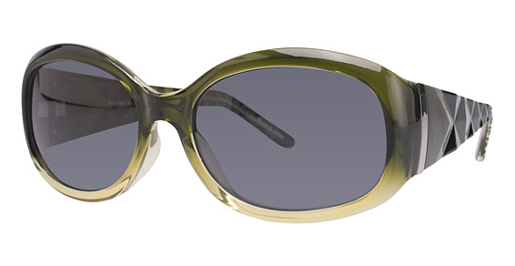 Cinzia Designs Facet Sunglasses, 3 Green