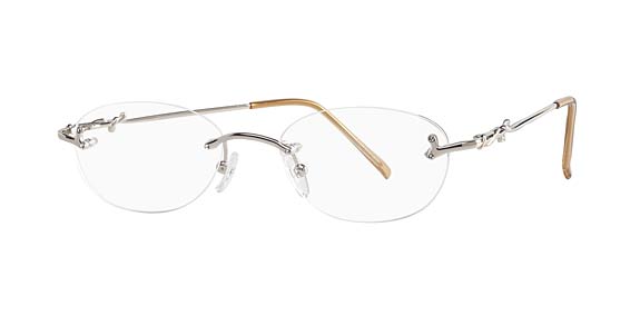 Cote D'Azur Hi Society Eyeglasses, 1 Silver