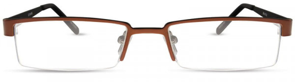 David Benjamin DB-145 Eyeglasses, 3 - Matte Brown