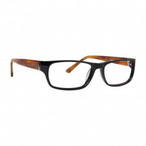Argyleculture Chet Eyeglasses, Black/Brown