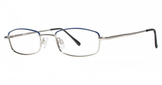 Modern Optical ASAP Eyeglasses, Blue/Silver