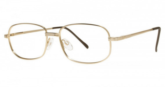 Modern Optical JOHNNY Eyeglasses, Matte Gold