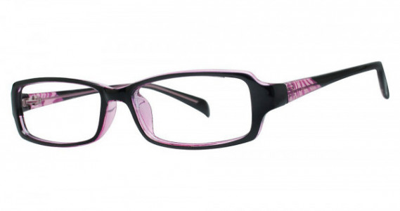 Modern Optical LULU Eyeglasses, Black/Violet