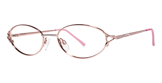 Modern Optical IRIS Eyeglasses, Rose/Silver