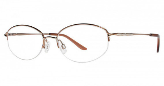Genevieve JASMINE Eyeglasses, Brown/Gold