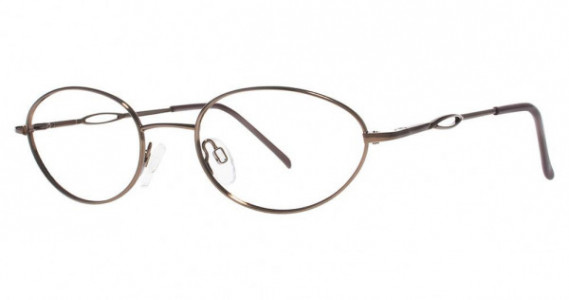 Modern Optical Whitney Eyeglasses, brown