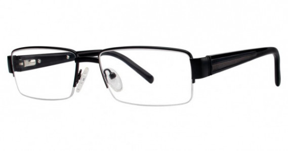 Big Mens Eyewear Club BIG Top Eyeglasses, matte black