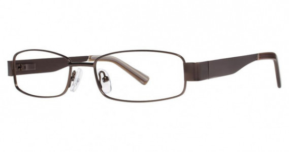 Modern Times Iron Eyeglasses, matte brown