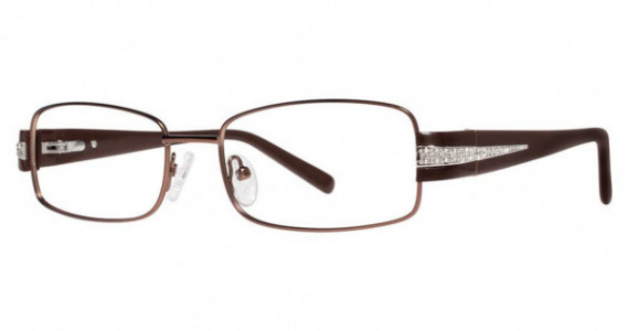 Genevieve Couture Eyeglasses, matte brown
