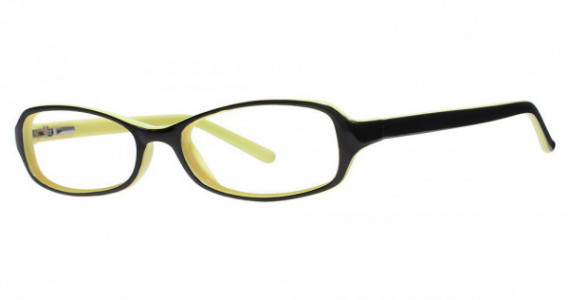 Modern Optical WOW Eyeglasses, Black/Lime