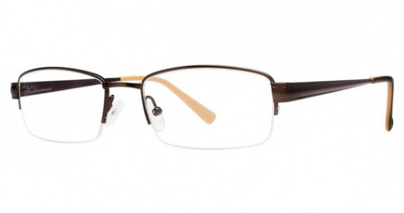 Big Mens Eyewear Club BIG Apple Eyeglasses, matte brown