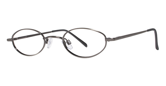 Modern Optical Gator Eyeglasses, Antique Silver