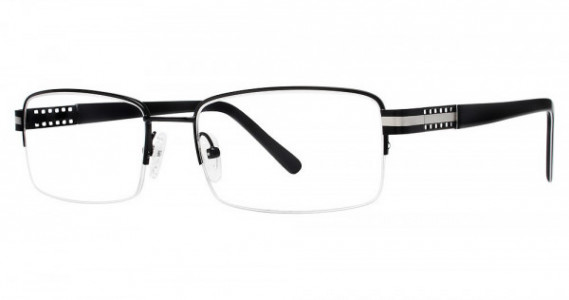 Big Mens Eyewear Club BIG IDEA Eyeglasses, Black/Gunmetal