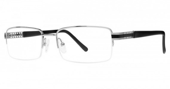Big Mens Eyewear Club BIG IDEA Eyeglasses, Gunmetal/Black