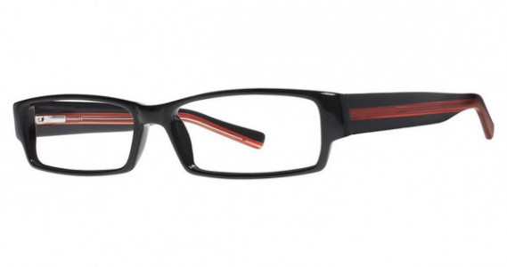 Modz Roxbury Eyeglasses, black/red