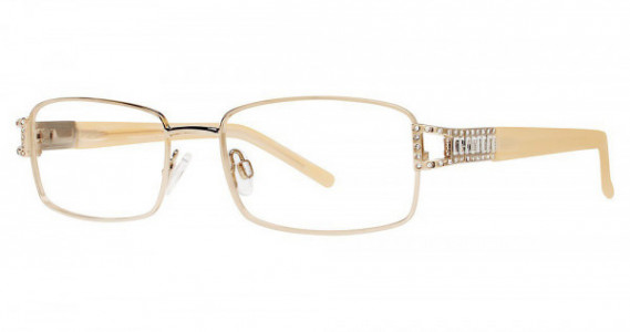 Genevieve BLING Eyeglasses, Gold/Blonde