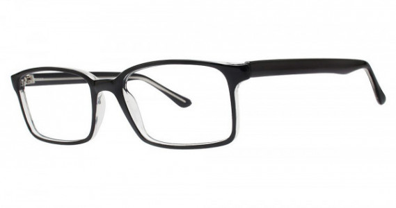 Modern Optical LANDMARK Eyeglasses, Black/Crystal