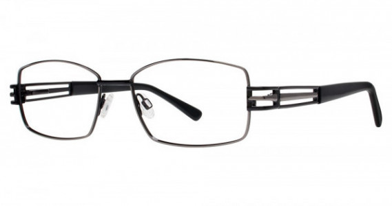 Big Mens Eyewear Club BIG DEAL Eyeglasses, Black/Gunmetal