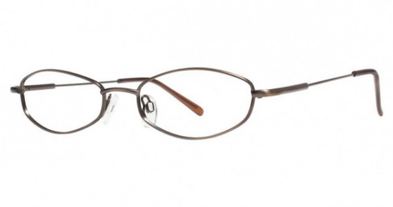 Modern Optical Silky Eyeglasses, matte brown