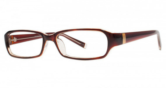 Modern Optical AGREE Eyeglasses, Brown/Gold