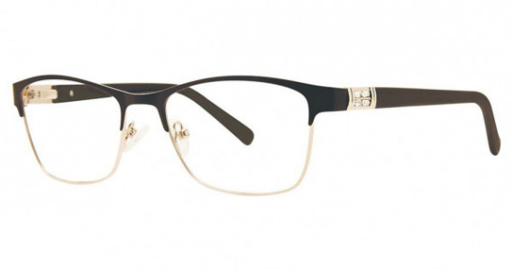 Genevieve Opulent Eyeglasses, matte black/gold