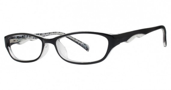 Modern Optical Pamela Eyeglasses, black/crystal