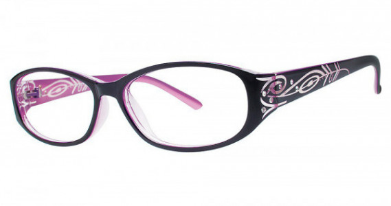 Modern Optical EILEEN Eyeglasses, Burgundy/Pink
