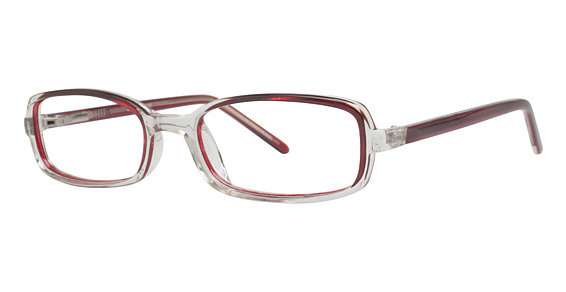 Modern Optical Blush Eyeglasses, Red-In-Line