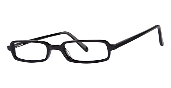 Modern Optical Power Eyeglasses, Black