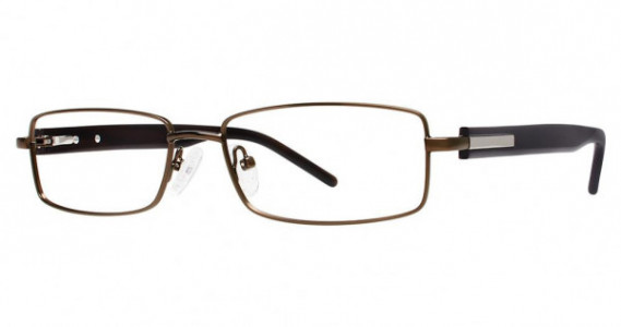 Big Mens Eyewear Club BIG League Eyeglasses, matte brown