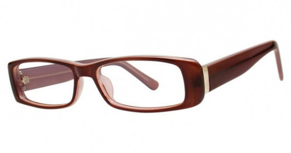 Modern Optical Devoted Eyeglasses, brown/gold