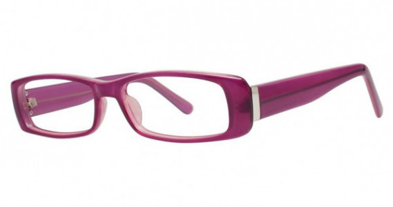 Modern Optical Devoted Eyeglasses, grape/silver