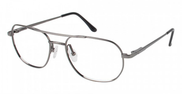 Van Heusen Myles Eyeglasses, Shiny Gunmetal