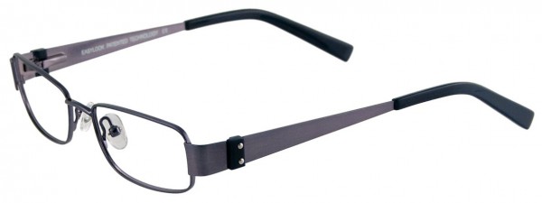 EasyClip EC200 Eyeglasses, SATIN STEEL BLUE AND NAVY