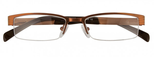 Takumi T9925 Eyeglasses, 010 - Satin Copper Brown & Orange