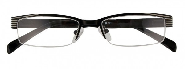 Takumi T9925 Eyeglasses, 090 - Satin Black & White