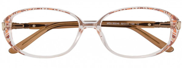 MDX S3248 Eyeglasses, 010 - Brown Crystal